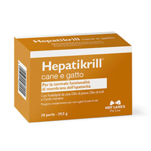 Hepatikrill cane e gatto 30 perle