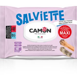 Salviette Maxi al talco 18 pezzi
